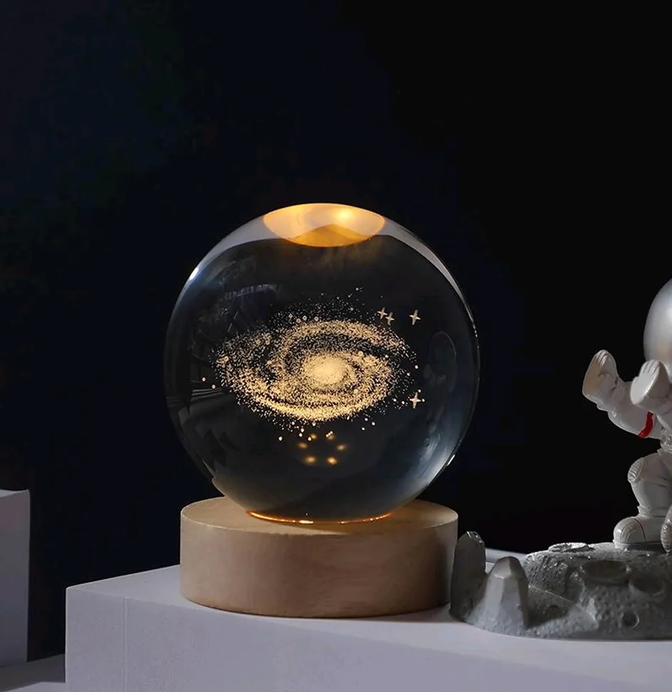Galaxy Crystal Ball Lamp